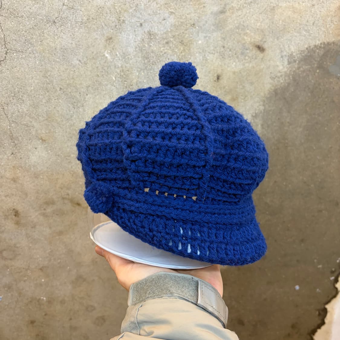 USA 빈티지 크로셰 니트 비니 상품이미지3