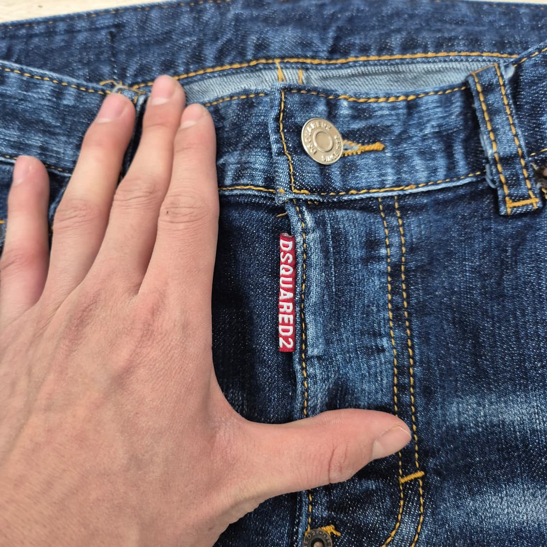 디스퀘어드2 여성 멀티 페인팅 데미지 데님 팬츠 찢청 바지 (46) 상품이미지4