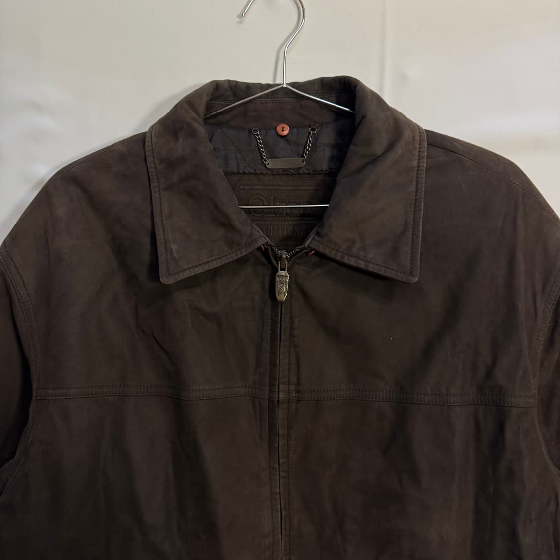 올젠 누빔안감 소가죽 자켓 상품이미지2