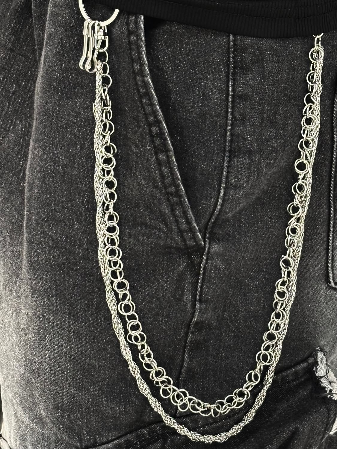 레이어드 바지 체인 상품이미지2