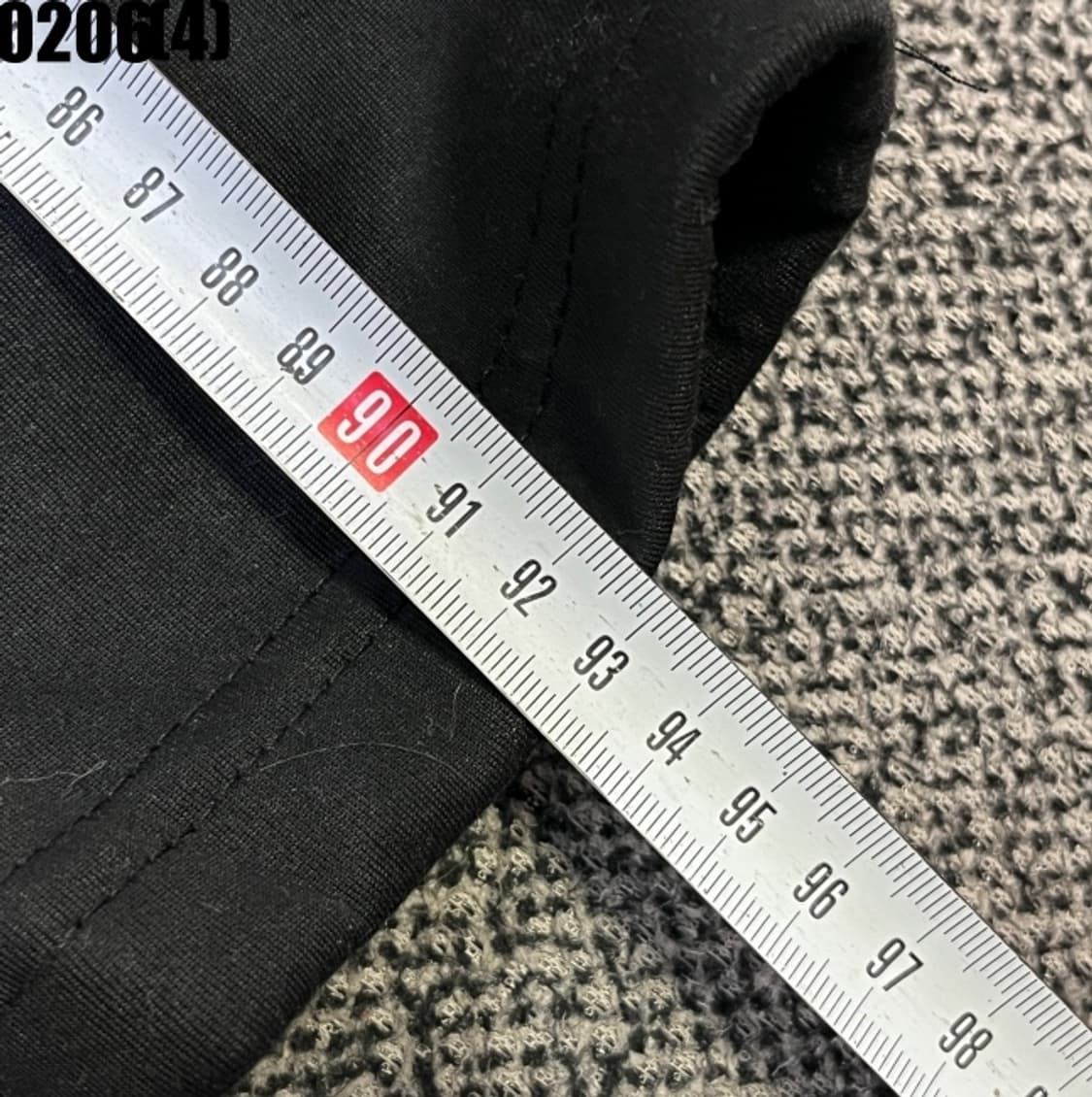 [M] 블랙 기모 융털 안감 트레이닝 조거팬츠 0206(4) 상품이미지9