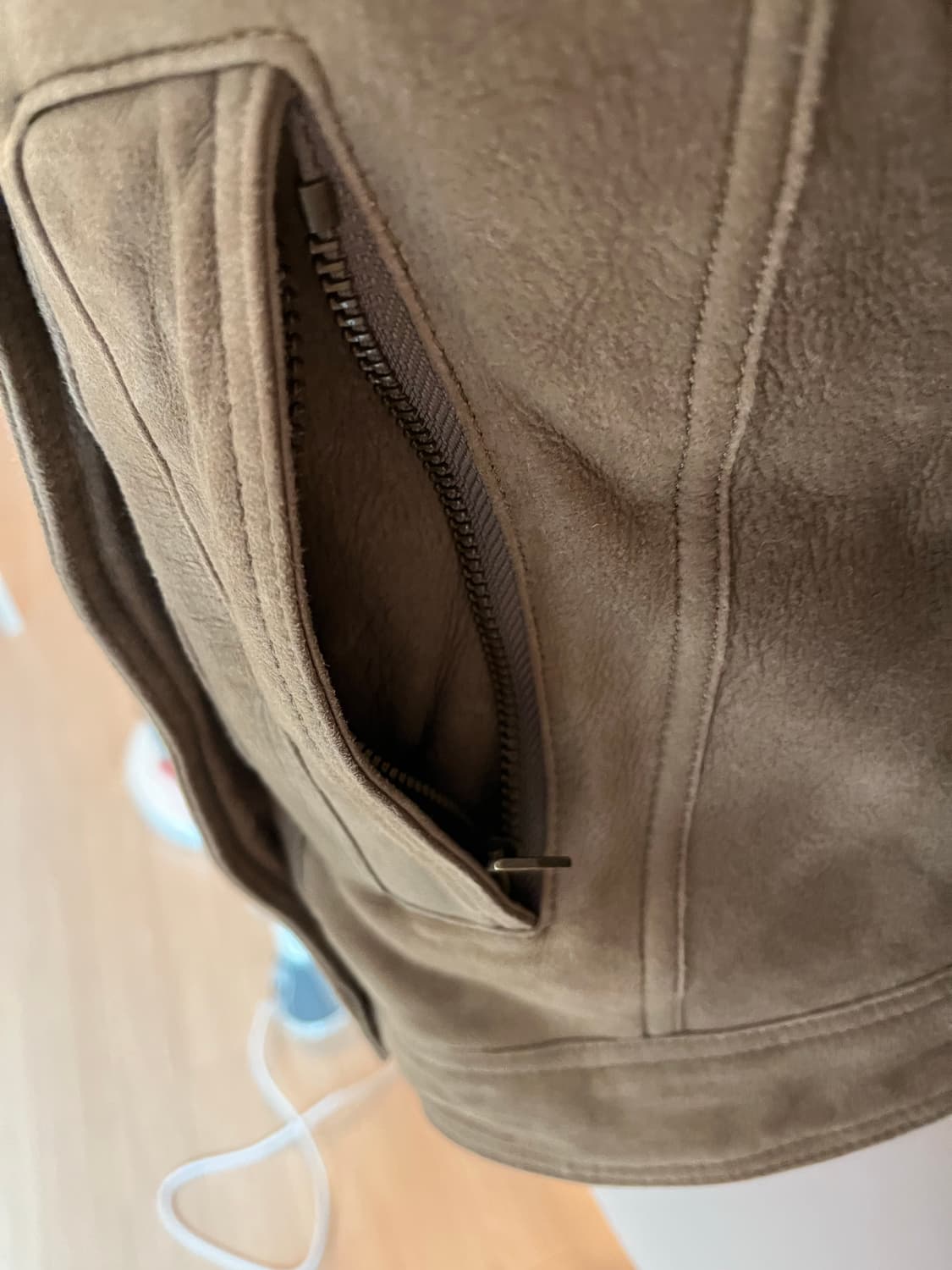 버버리 브릿 양가죽 자켓 UK6 정품 상품이미지5