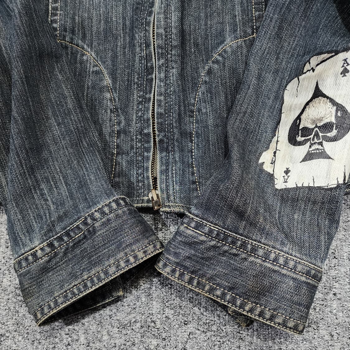 EIGENPOST 바람의검심 커스텀 빈티지 데님자켓 XL 상품이미지6