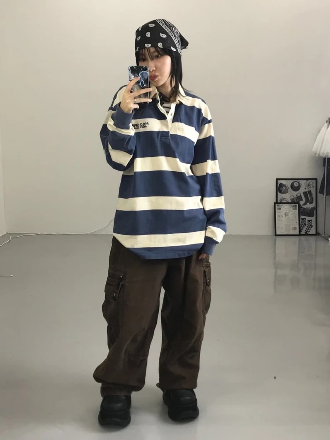 폴로 스포츠 스트라이프 카라티 상품이미지2
