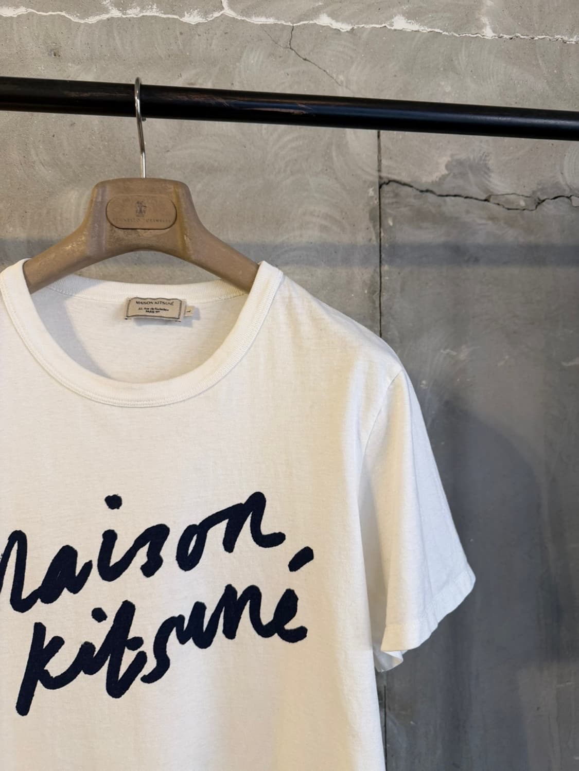 메종키츠네 레터링 티셔츠 100 상품이미지4