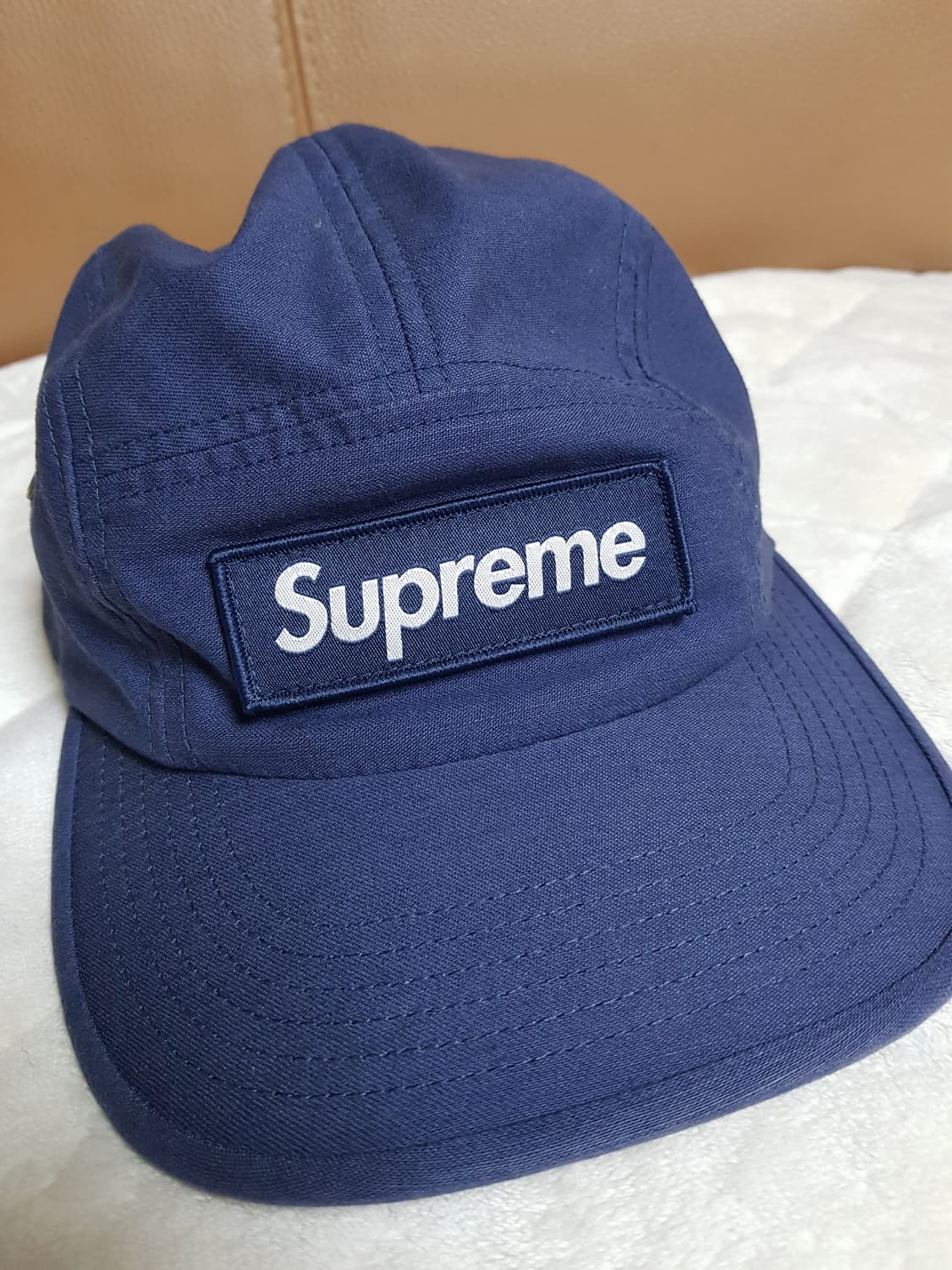 슈프림 밀리터리 캠프캡 모자 볼캡 네이비 23FW 상품이미지10
