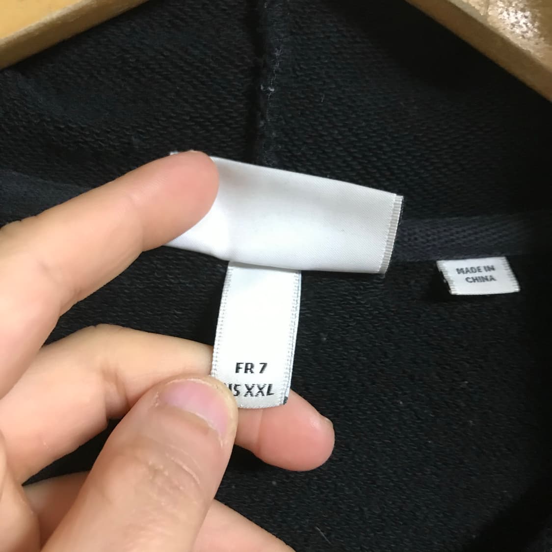 라코스테 검정 후드집업 자켓 상품이미지4