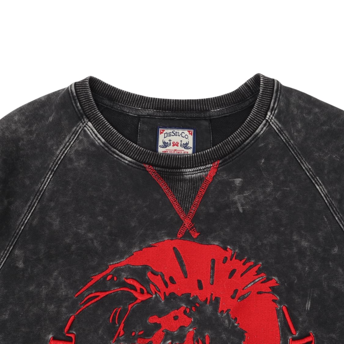 디젤 멕시칸 타이다이 워시드 스웻셔츠 상품이미지2