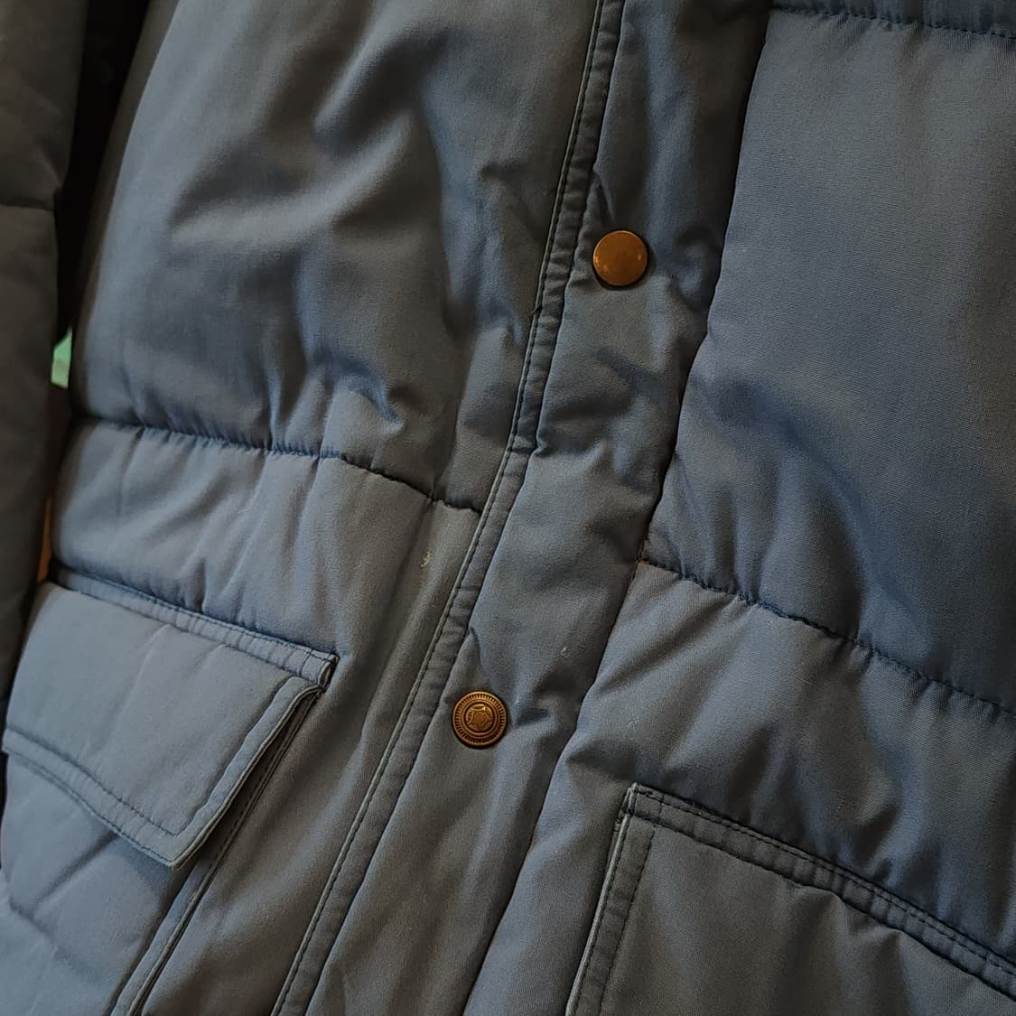 90s 폴로 다운 패딩 파스텔 블루 마운틴 파카 L 상품이미지8