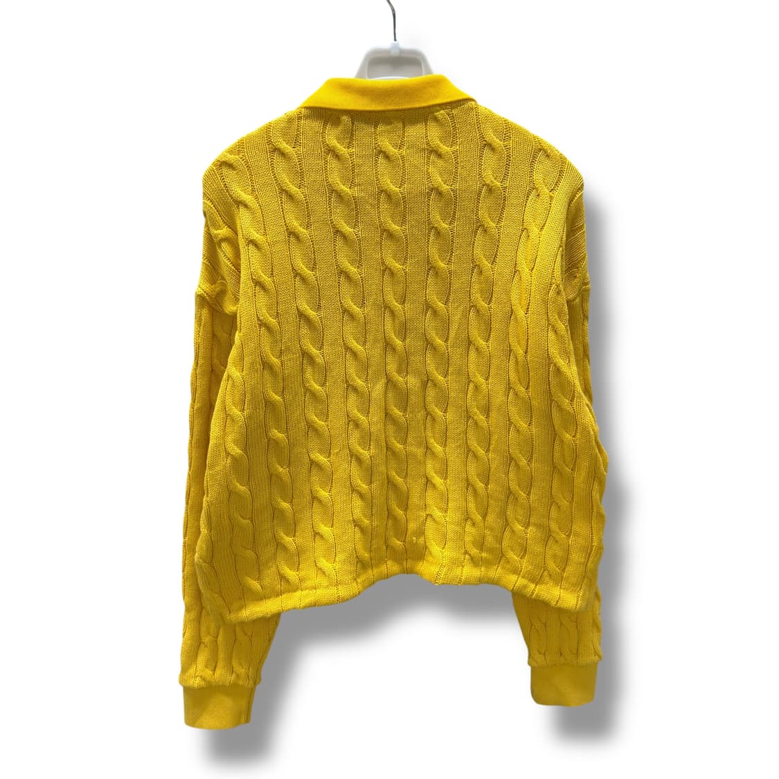 [S] 폴로 크롭 케이블 카라니트 상품이미지3