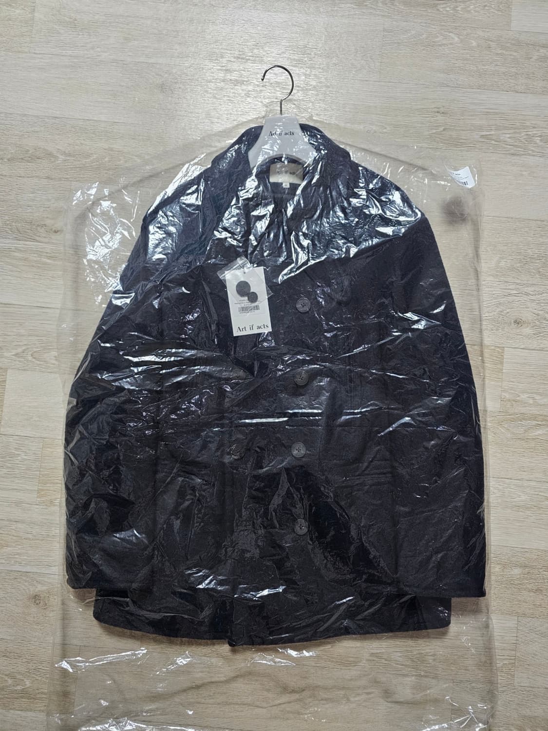 아트이프 액츠 피코트 블랙 M size 상품이미지2