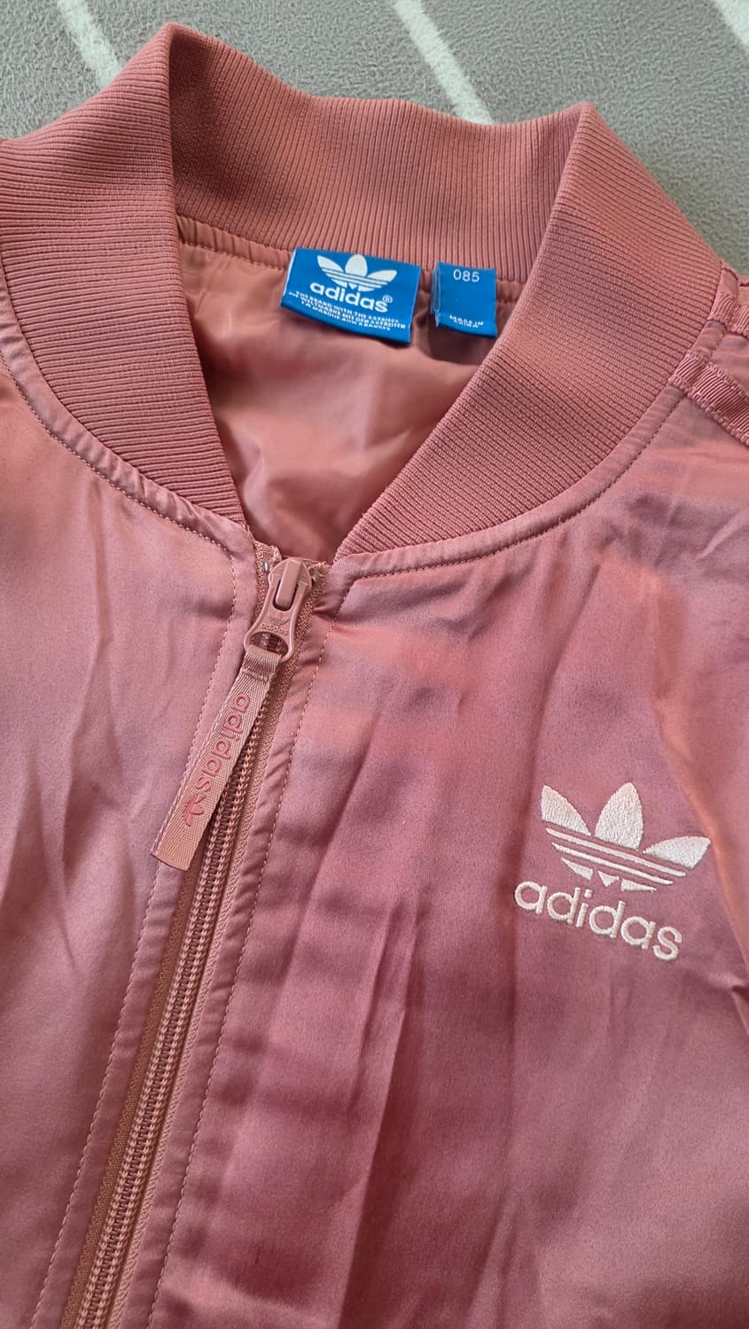 아디다스 핑크 져지 코랄 봄버 분홍색 트랙탑 자켓 상품이미지3