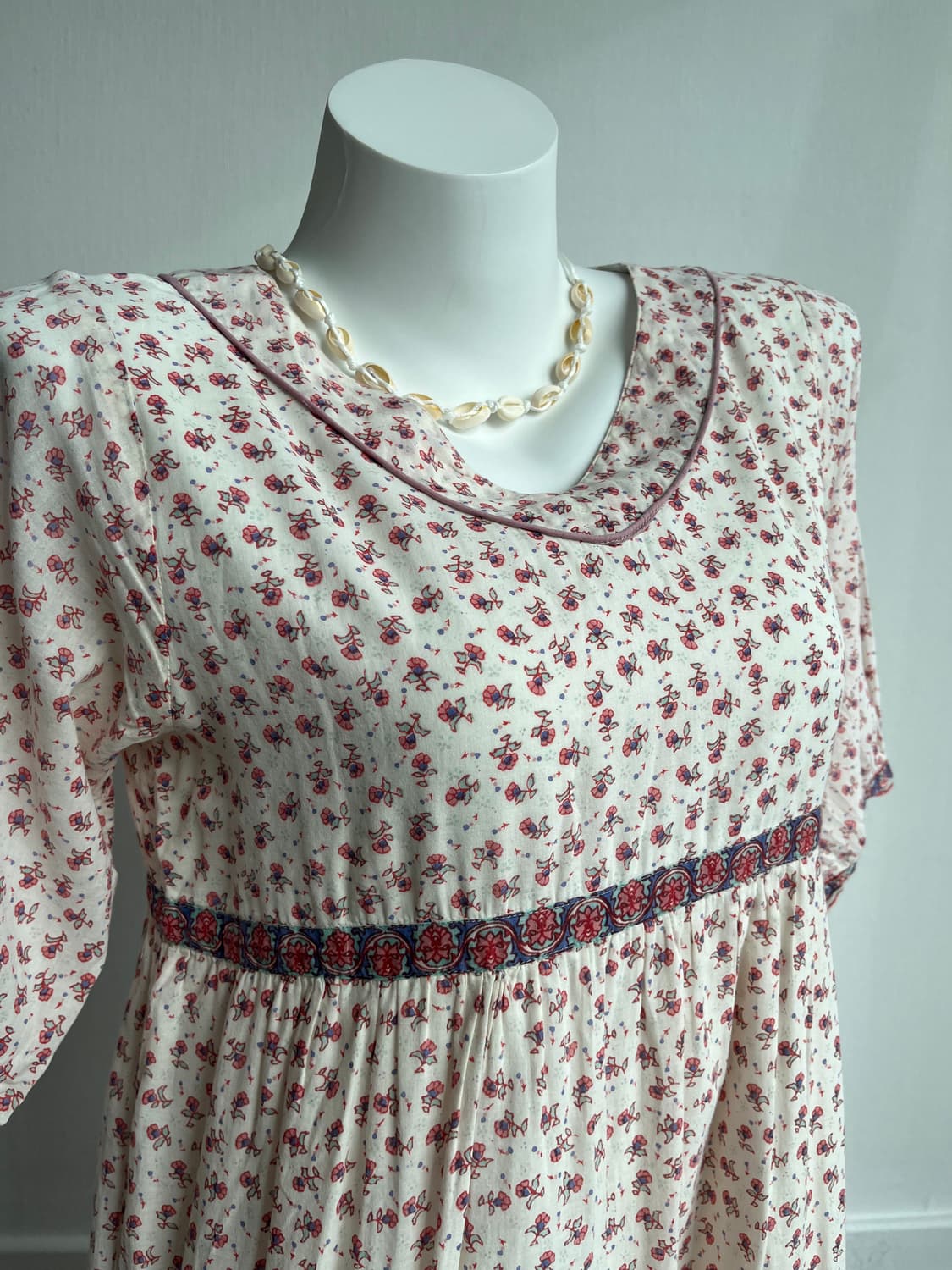 아이보리 핑크 에스닉 원피스 상품이미지2