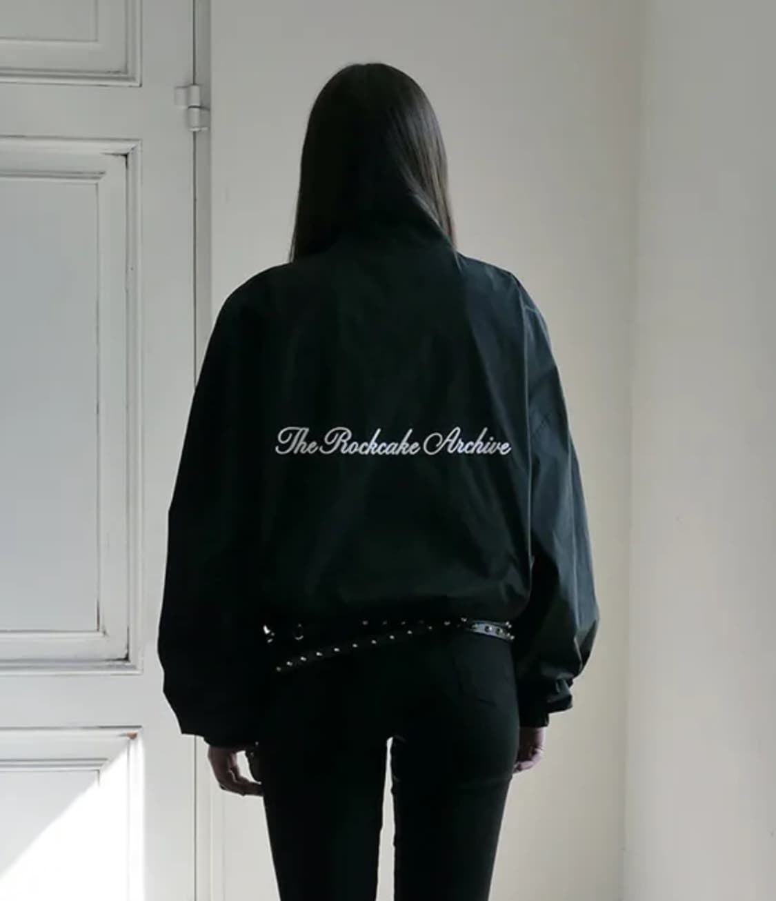 락케이크 Script Nylon Jacket 자켓 블랙 상품이미지2