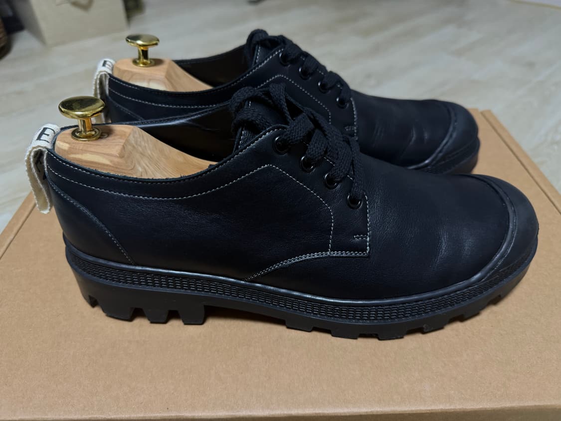 로에베 레더 스티칭 더비슈즈 43사이즈 상품이미지1