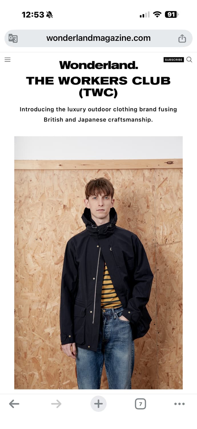 the workers club 쉘자켓 상품이미지1