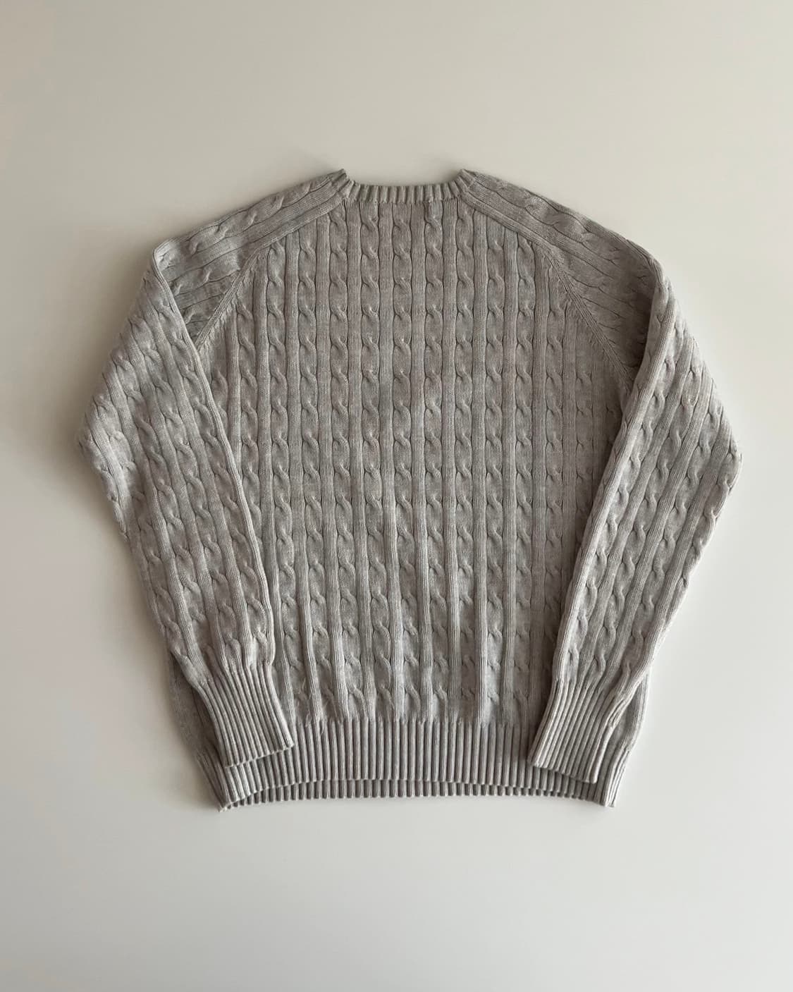 폴로 랄프로렌 그레이 케이블 니트 105 상품이미지5