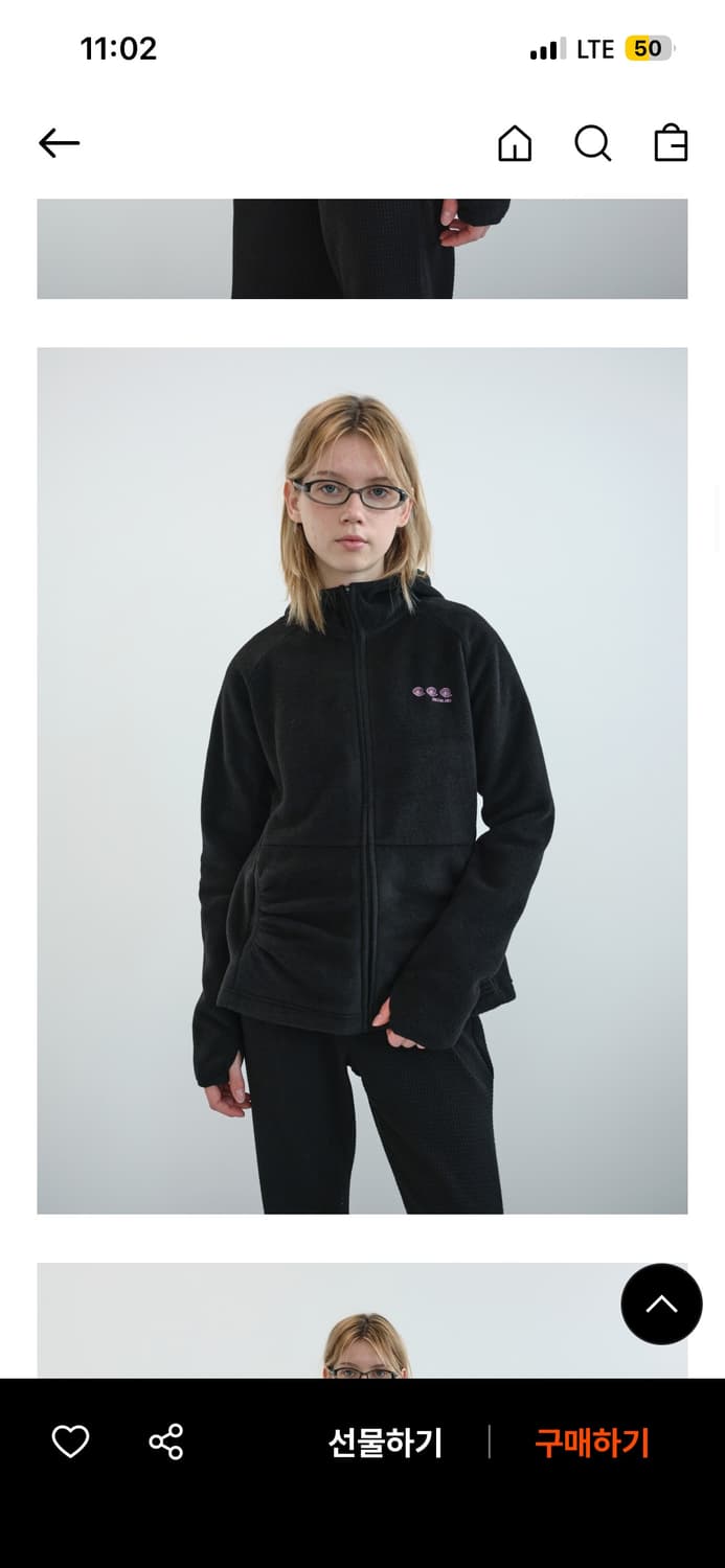 엔조블루스 셔링 포켓 플리스 집업 후디  상품이미지2