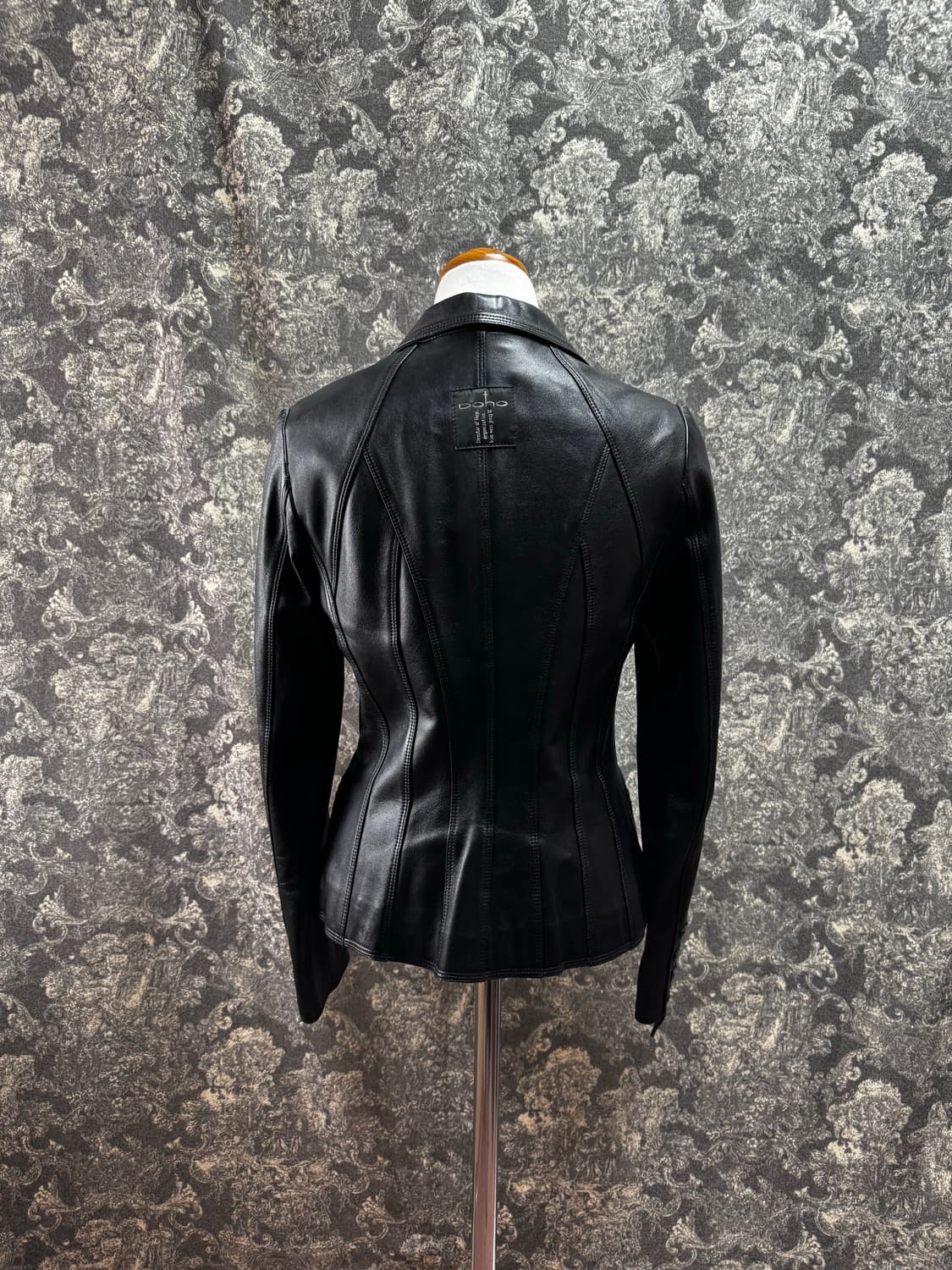 램스킨 슬림버튼 가죽 자켓 상품이미지3