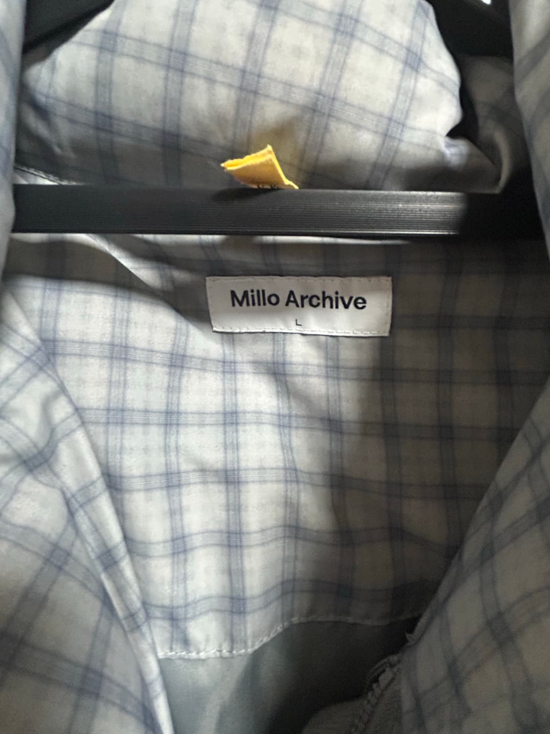 플레이드 패턴 덕 다운 패딩 상품이미지2