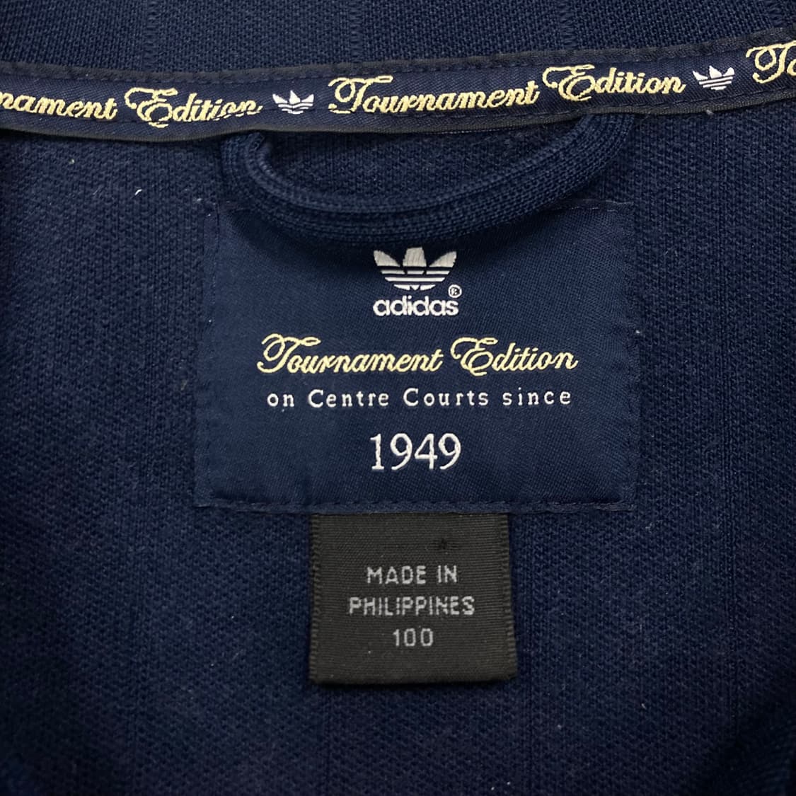 아디다스 네이비 배색 토너먼트 에디션 트랙탑 져지 상품이미지4