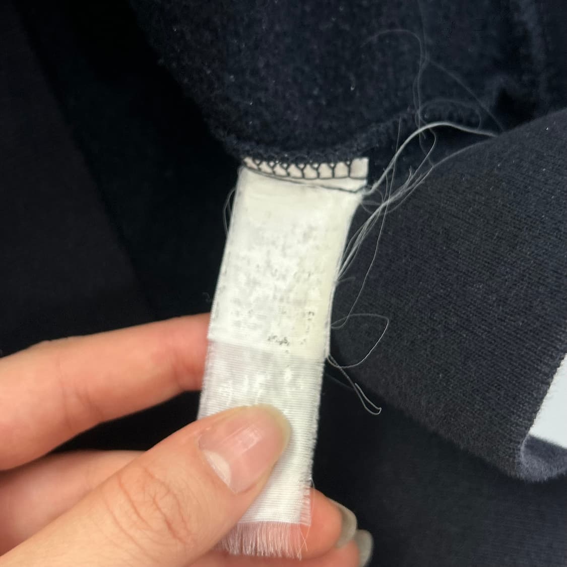 GAP 갭 그레이로고 블랙 후드티 상품이미지6