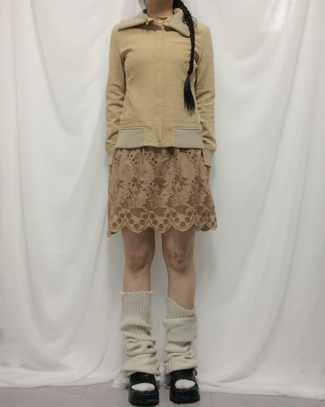 Collar point bomber jacket 상품이미지1