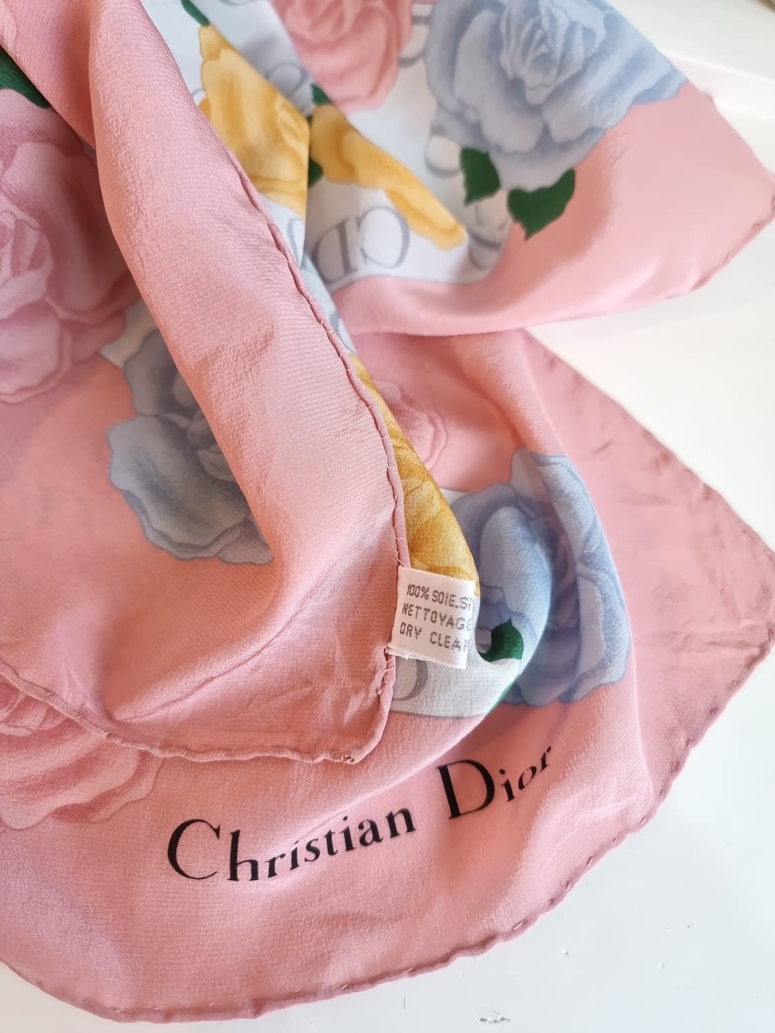 크리스챤 디올 CD 로즈 스카프 상품이미지6