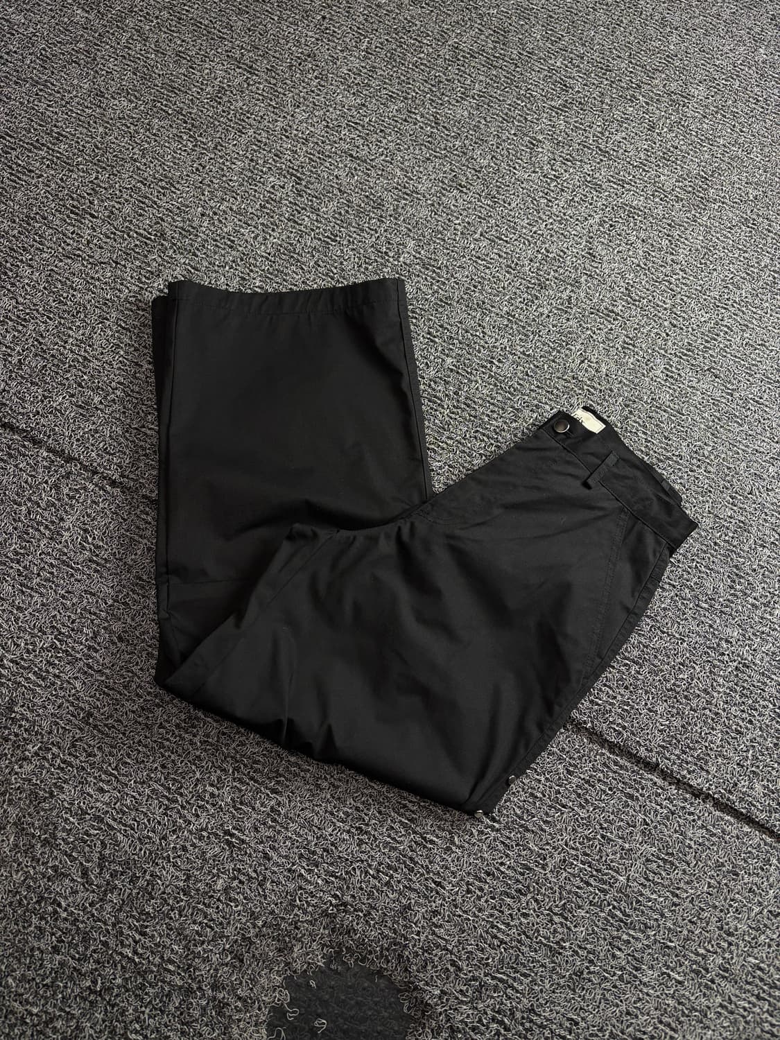 FRIX 버클 디테일 블랙 와이드핏 팬츠 3891 상품이미지1