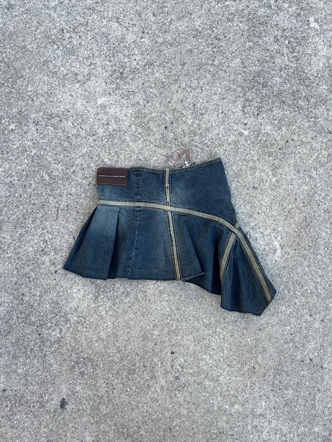MOZZILLO (Made in Italy) 데님 스커트 상품이미지3