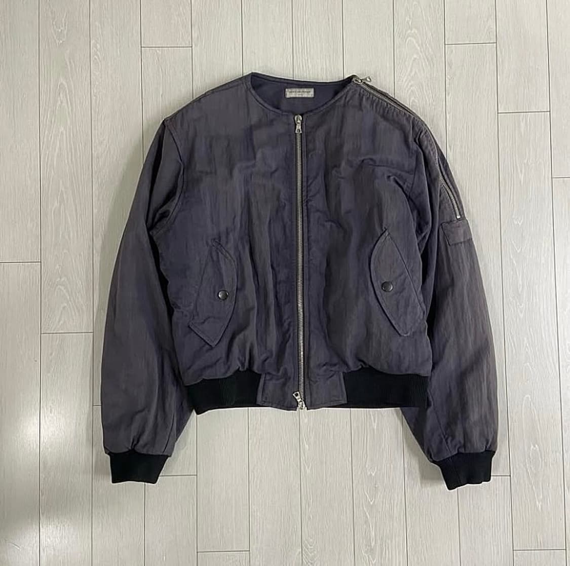 [S] 14AW 드리스 반 노튼 숄더지퍼 봄버 상품이미지4