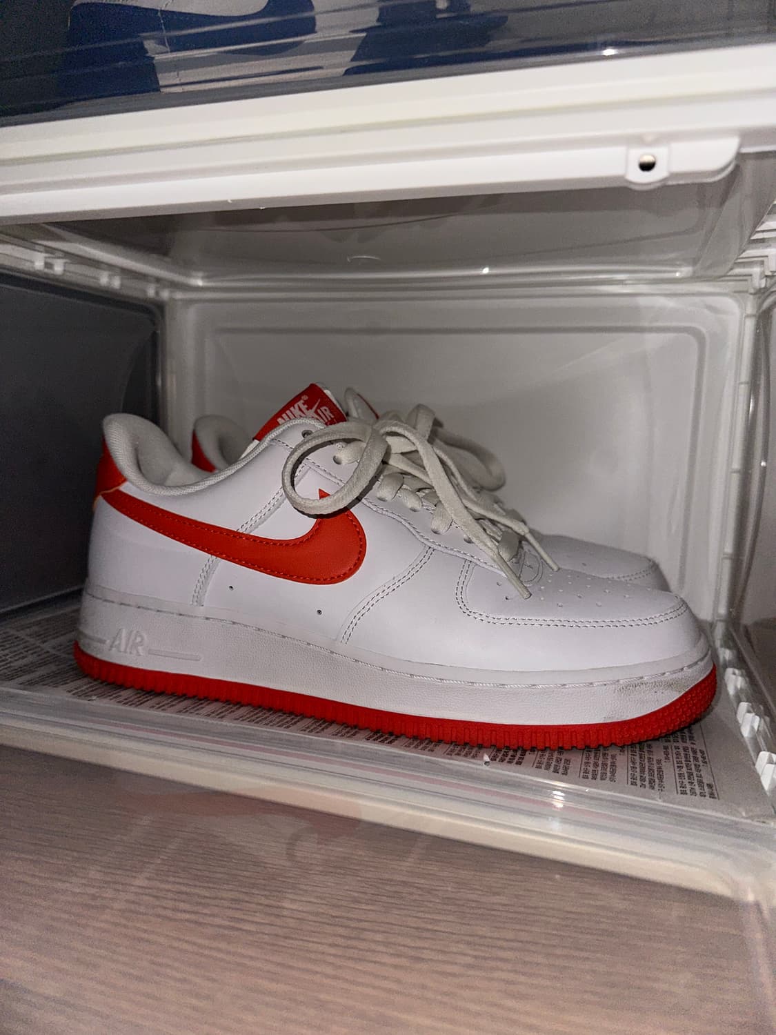 나이키 에어포스 1 화이트 팀 오렌지 상품이미지2