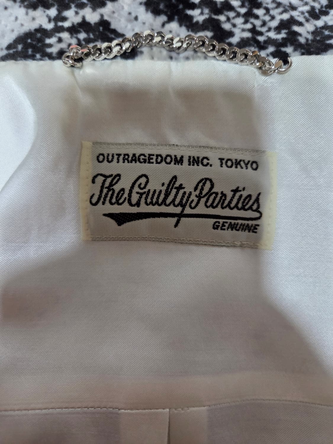 와코마리아 스네이크 벨벳 자켓 S 상품이미지3