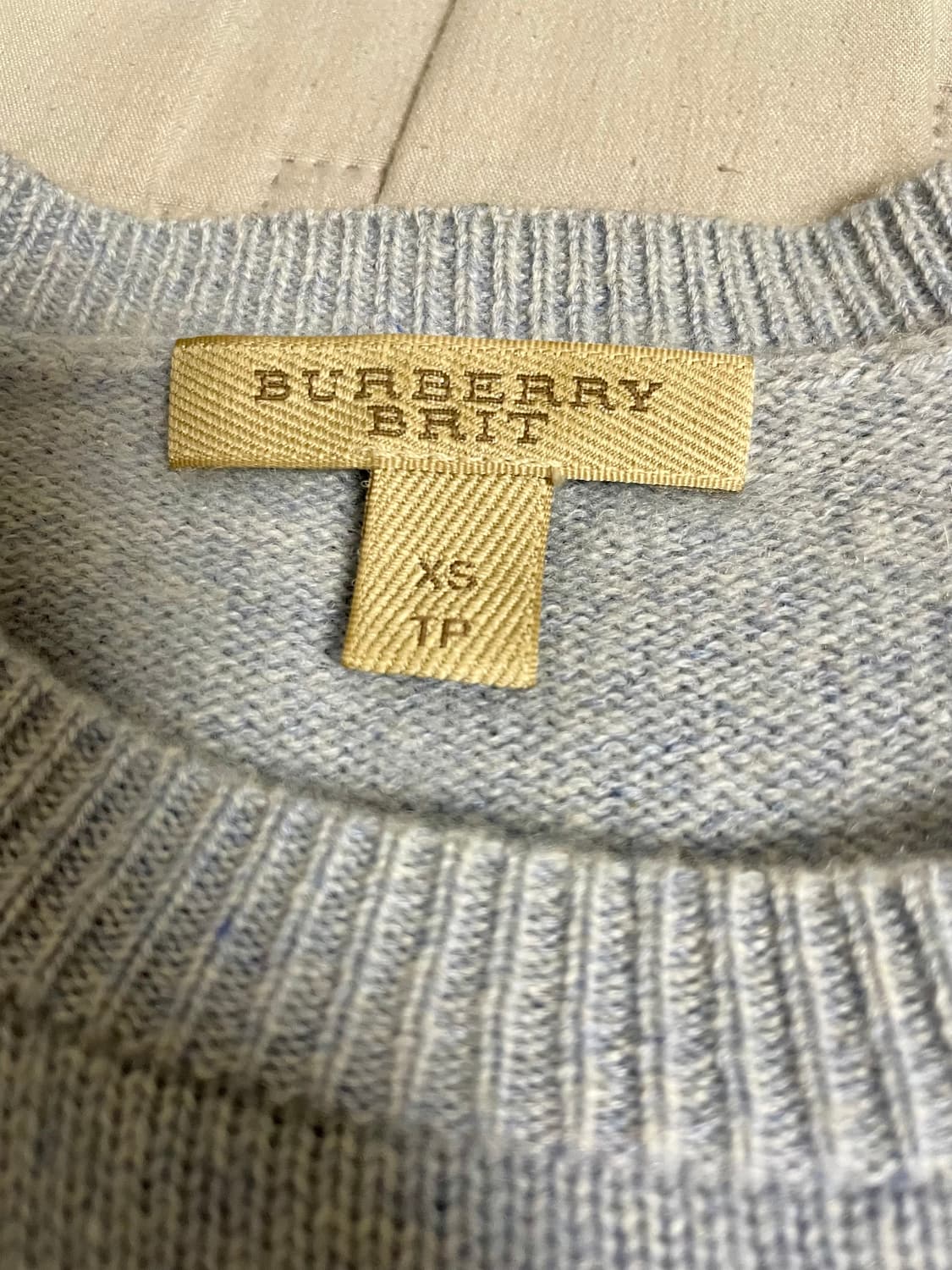 버버리 브릿 캐시미어 니트 XS 정품 상품이미지3