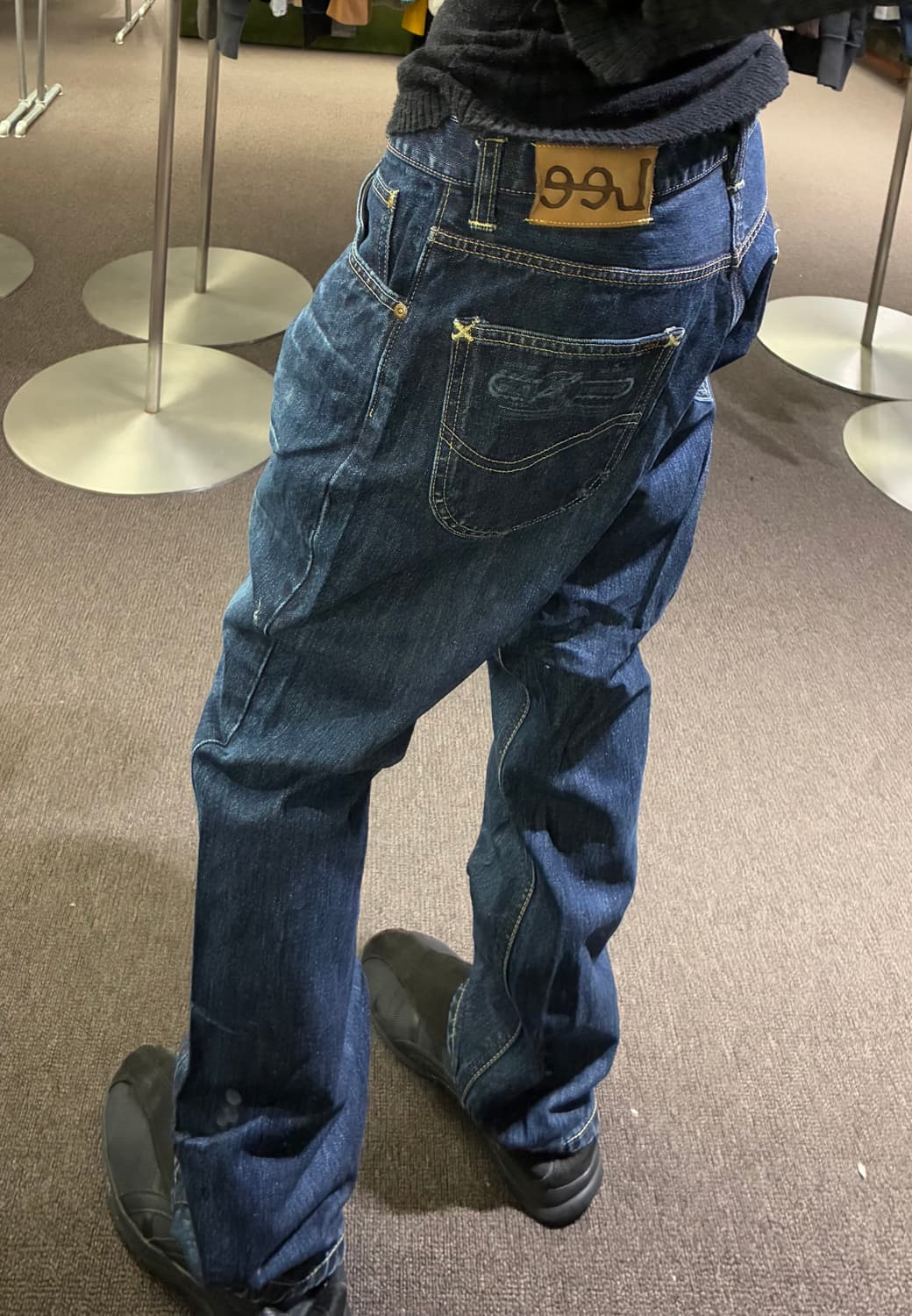 32)Lee 빈티지 중청 워싱 데님팬츠 상품이미지1