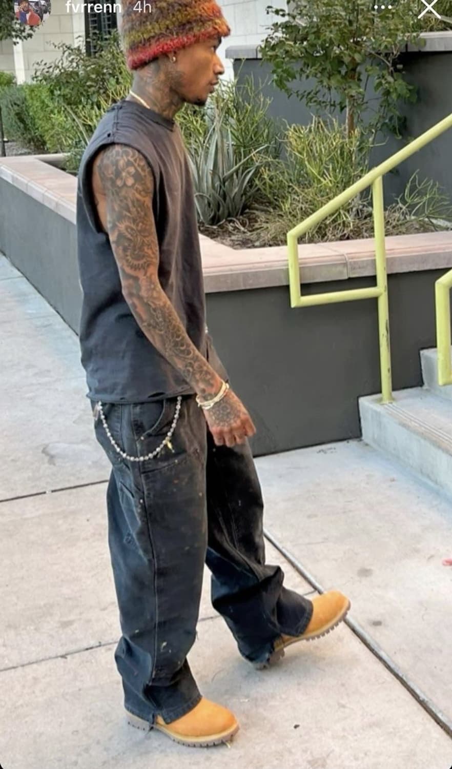 [34]칼하트 b01 더블니 블랙 상품이미지2