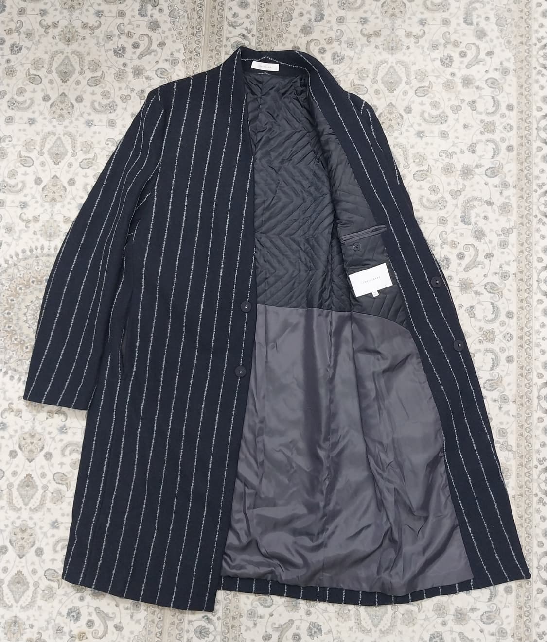 리버클래시 스트라이프 울 코트 110 상품이미지2