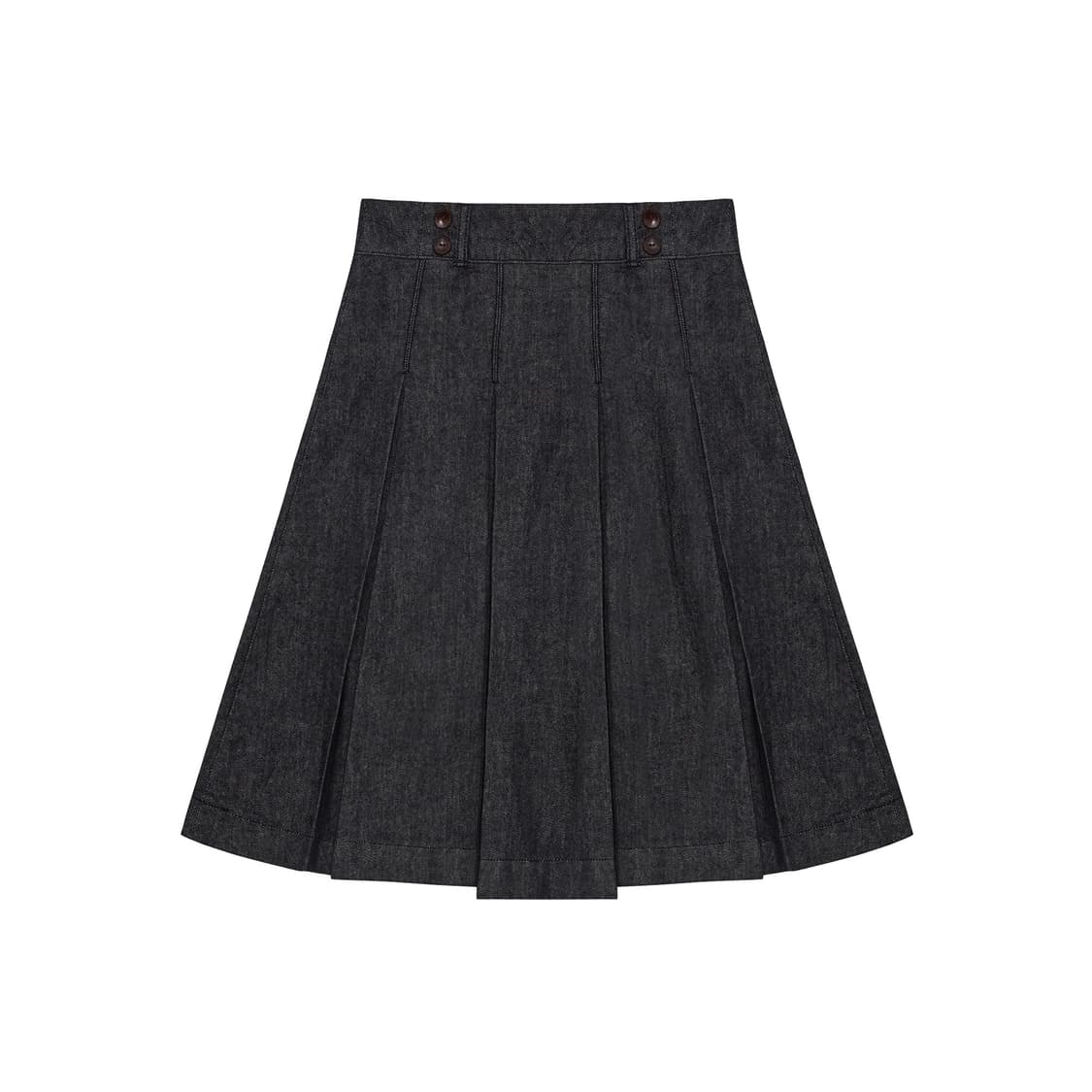 구해요) saros pleated denim skirts  상품이미지1