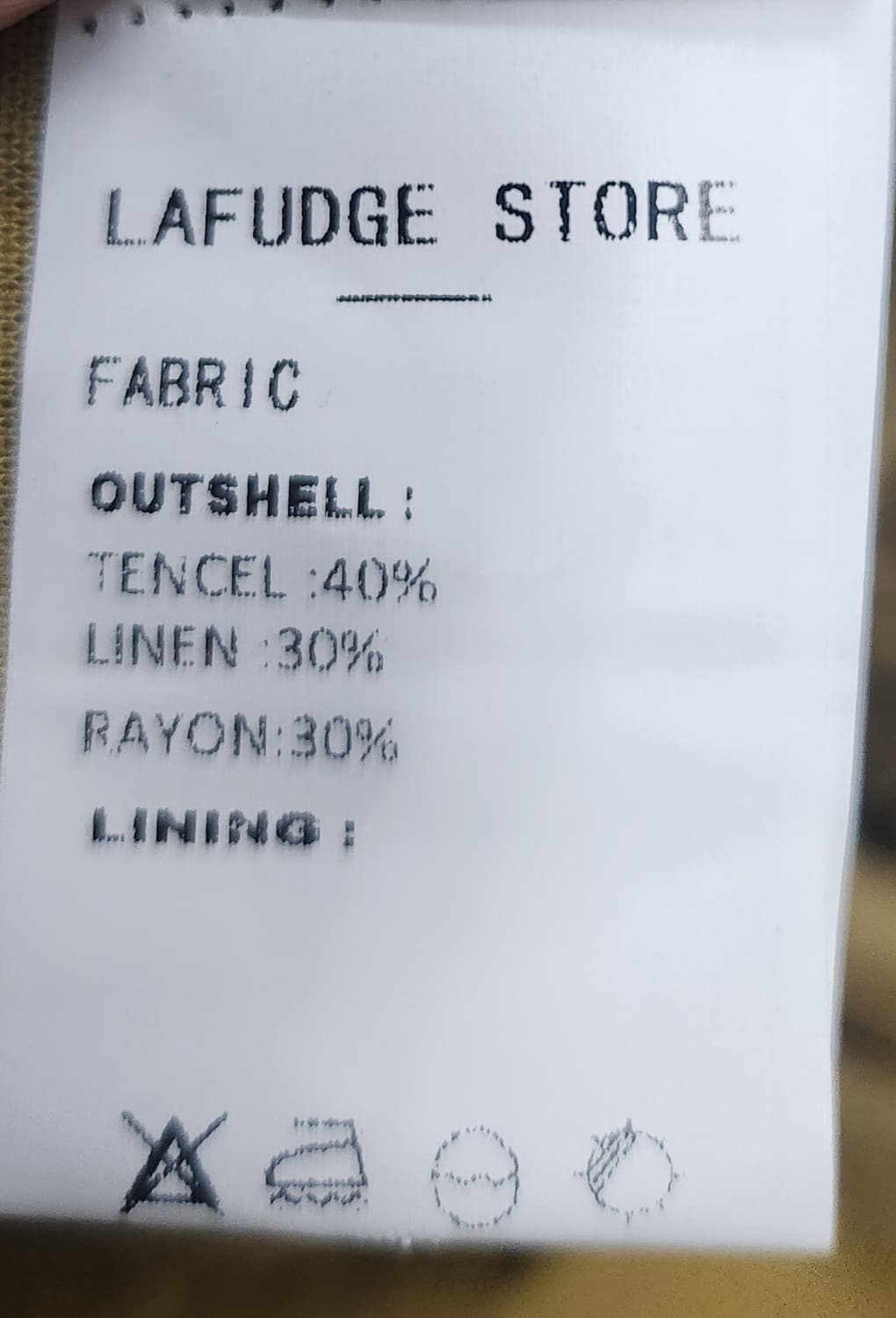 (새상품) 라퍼지스토어 텐셀 린넨 셔츠 M (크게나옴) (105-110) 상품이미지6