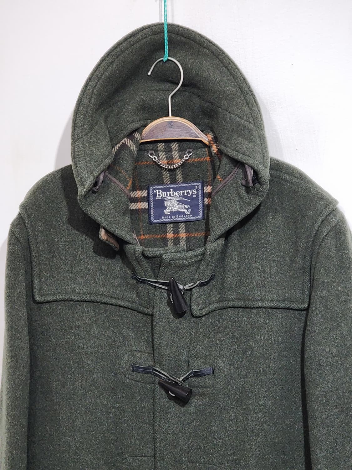 (M) 버버리 더플코트 카키 모직코트 떡볶이코트 영국판  상품이미지2