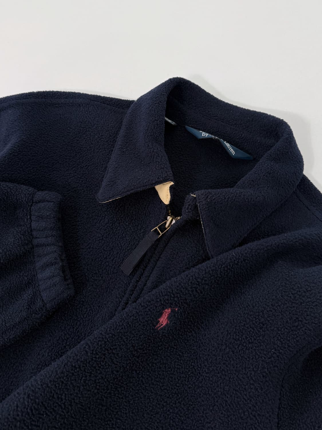 폴로 랄프로렌 오버핏 90‘s 딥네이비 폴라텍 플리스 블루종 자켓 상품이미지3