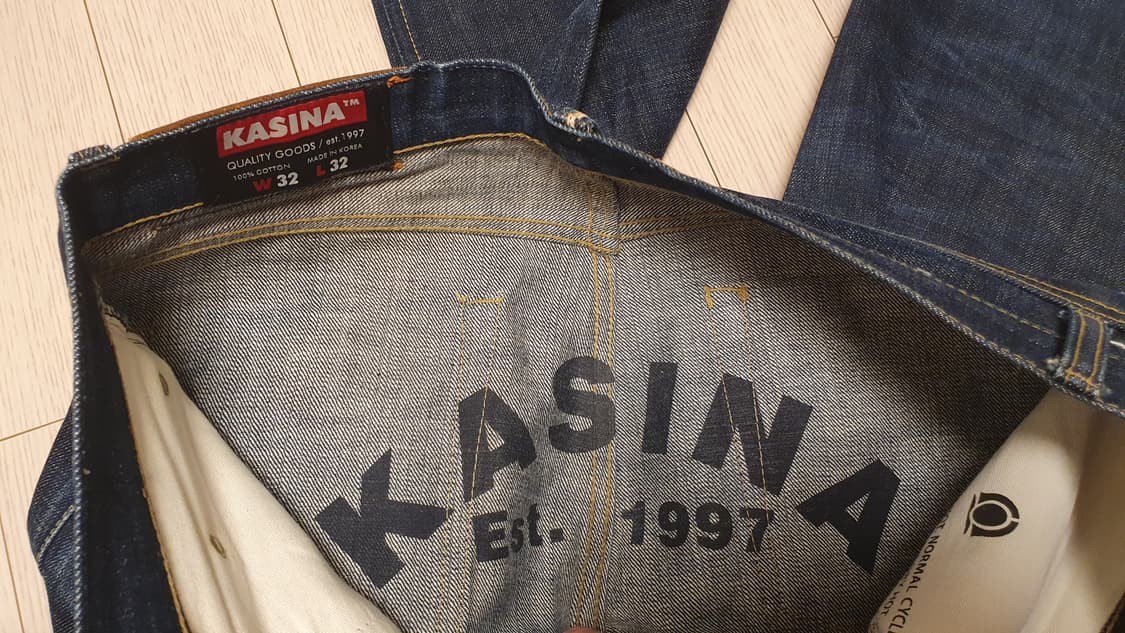 카시나 셀비지 데님 32 상품이미지7