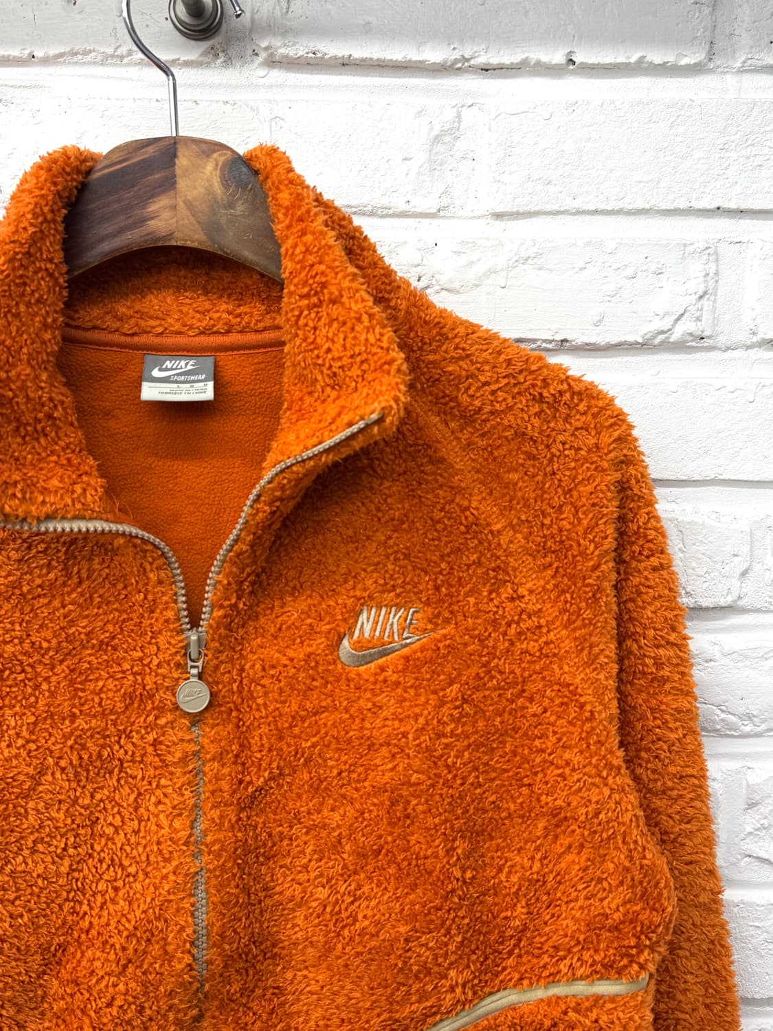 나이키 오렌지 플리스 자켓 상품이미지4