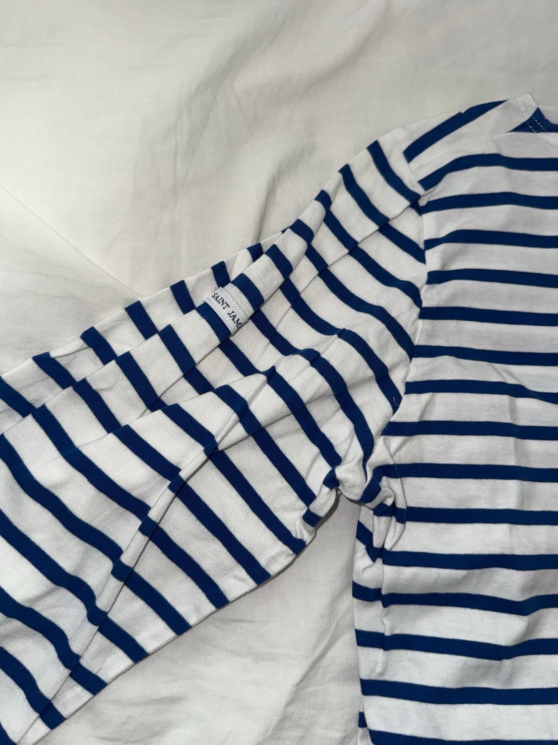 세인트제임스 가라티 스트라이프 티셔츠 블루 상품이미지6