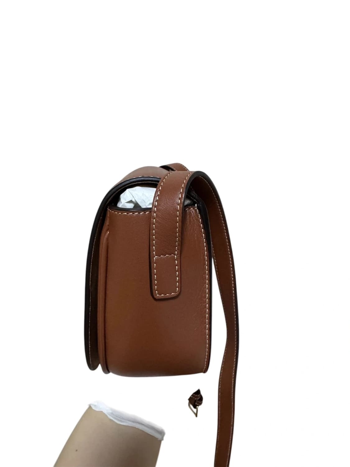 (미사용 새상품) 셀린느 트리옹프 풀코 숄더백 스무스 카프스킨 상품이미지4