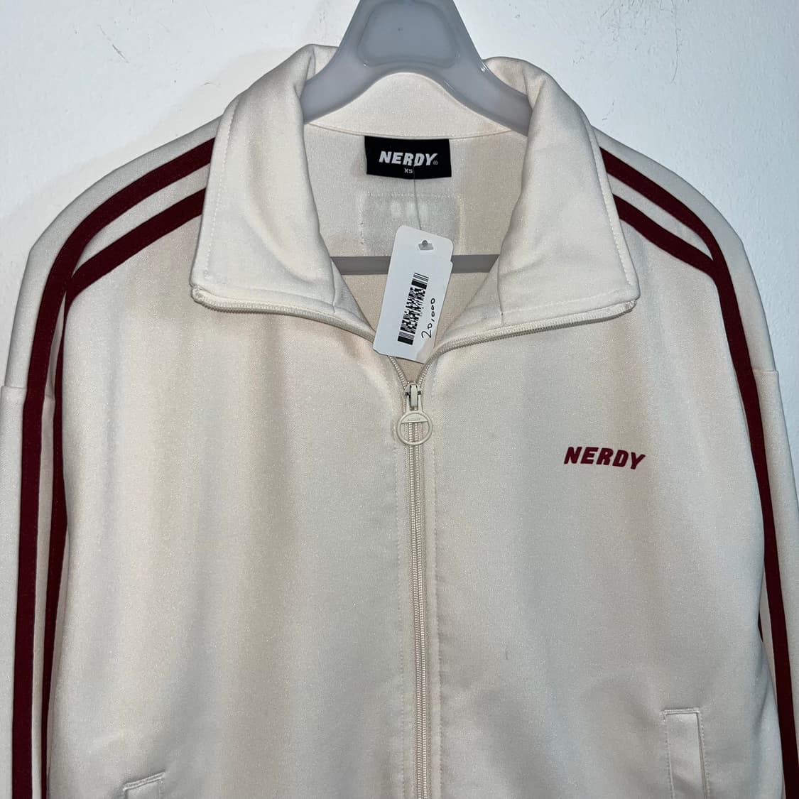 Nerdy White Track Jacket 상품이미지4