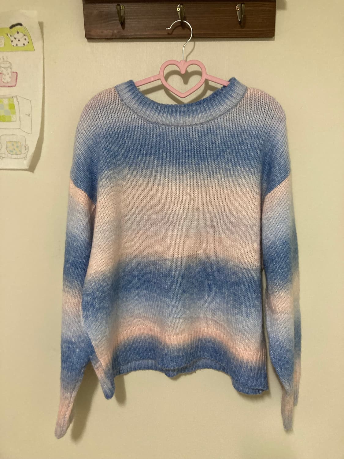 블루베리솜사탕 그라데이션 니트 상품이미지6