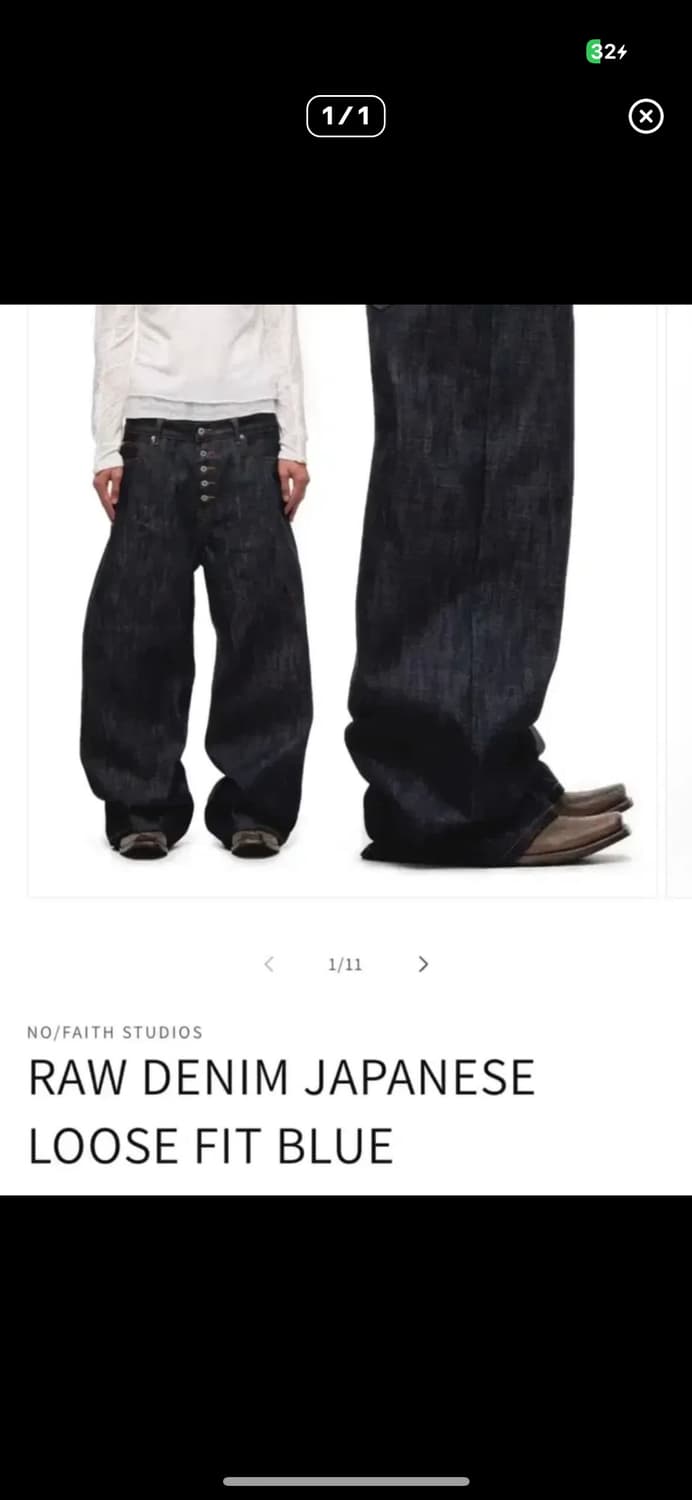 [M] Nofaith studios japanese denim blue 상품이미지1