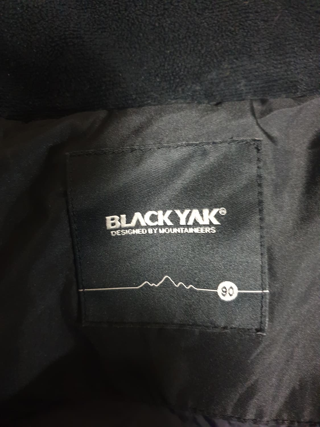 블랙야크 구스다운 패딩 자켓 블랙 (90) 상품이미지3