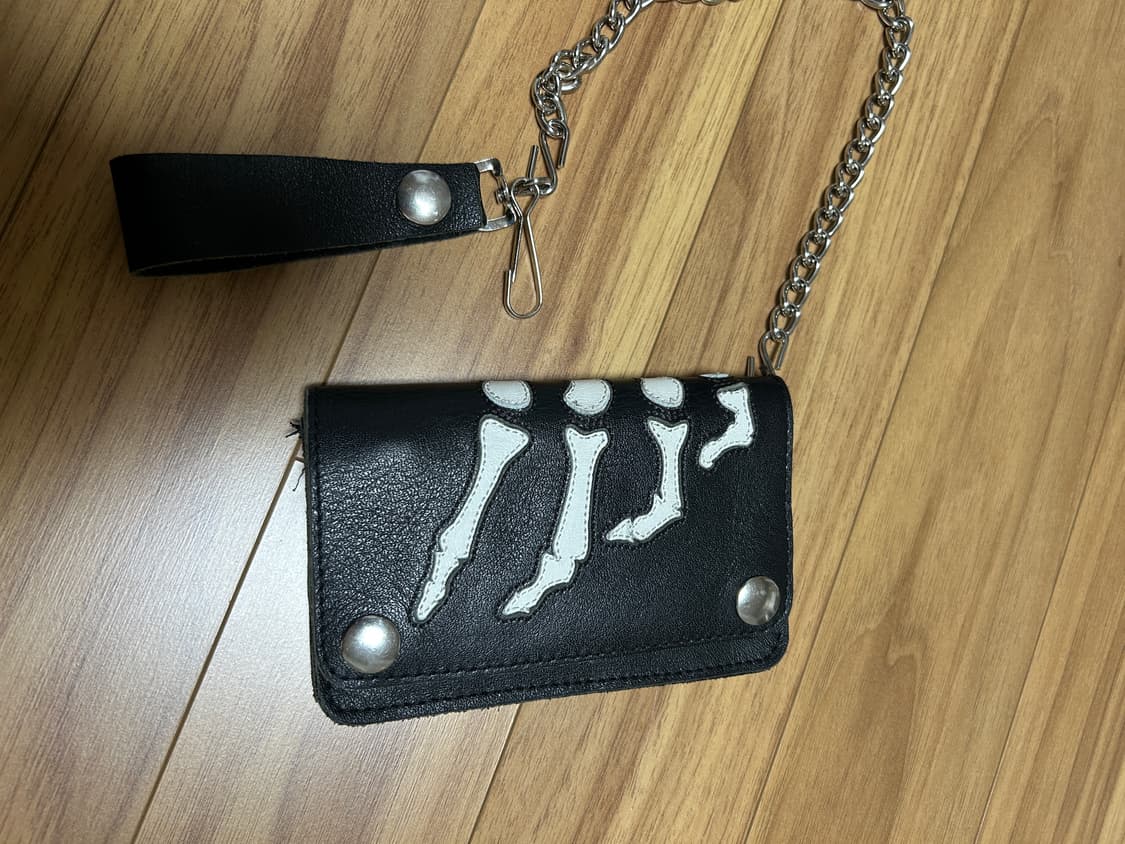 밴슨 레더 본 월렛 블랙 상품이미지2